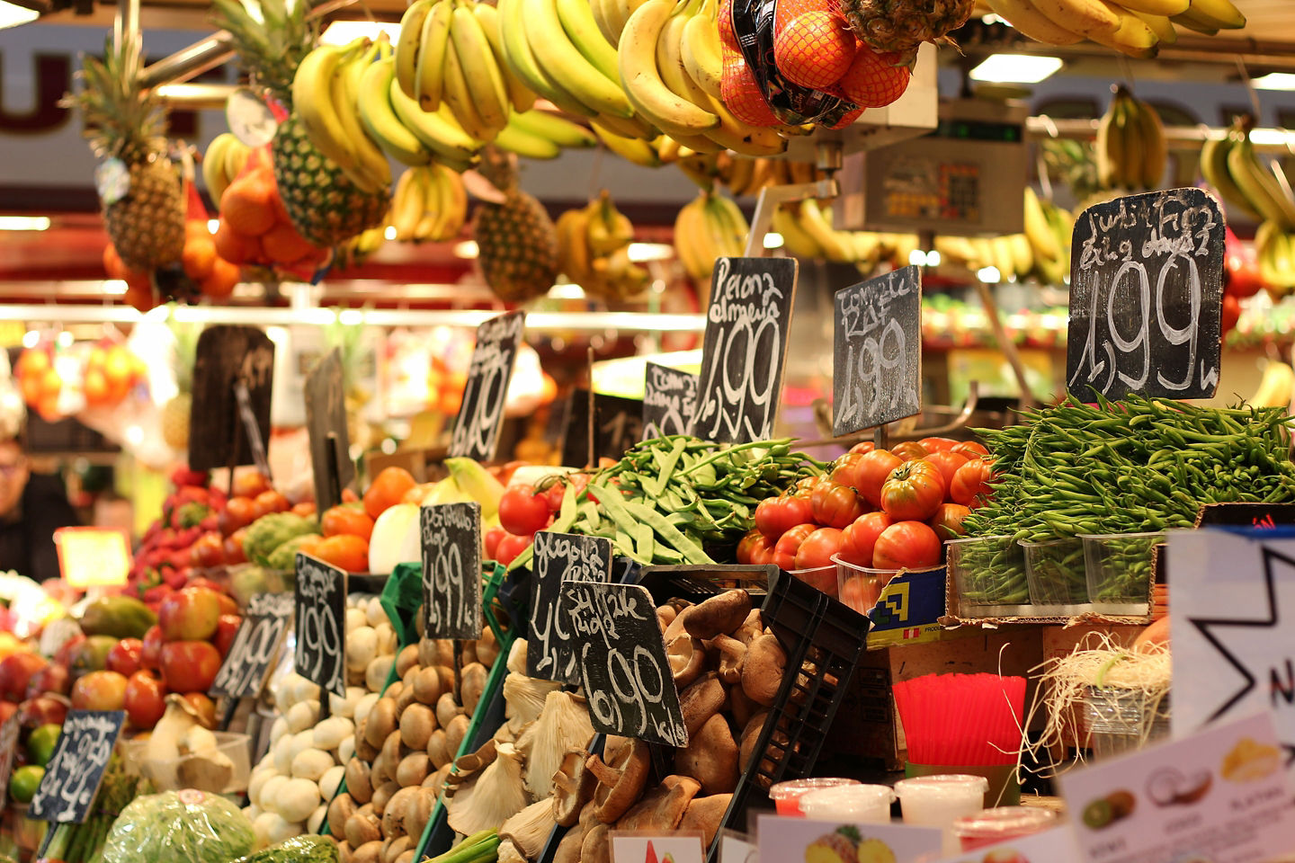 La Boqueria market offers fresh produce, tapas, and vibrant flavors, making it a must-visit in Barcelona. - Barcelona, Spain