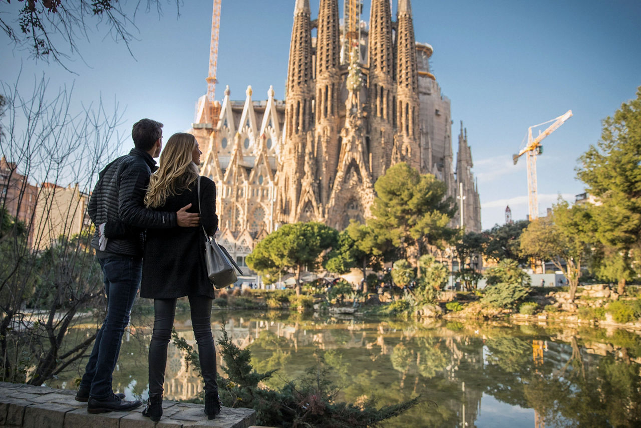 Spain Barcelona La Sagrada Familia