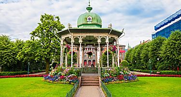 A park pavilion in Bergen, Norway