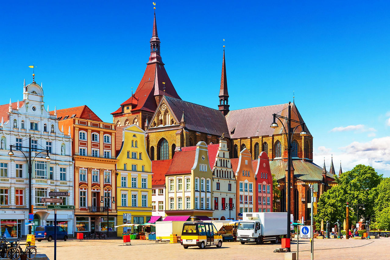 Old Town Marketplace, Berlin (Rostock), Germany 
