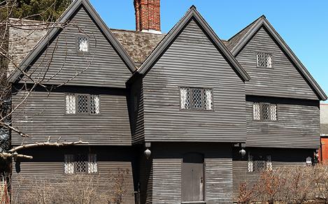 New England Boston Salem Witch House, Boston, Massachusetts