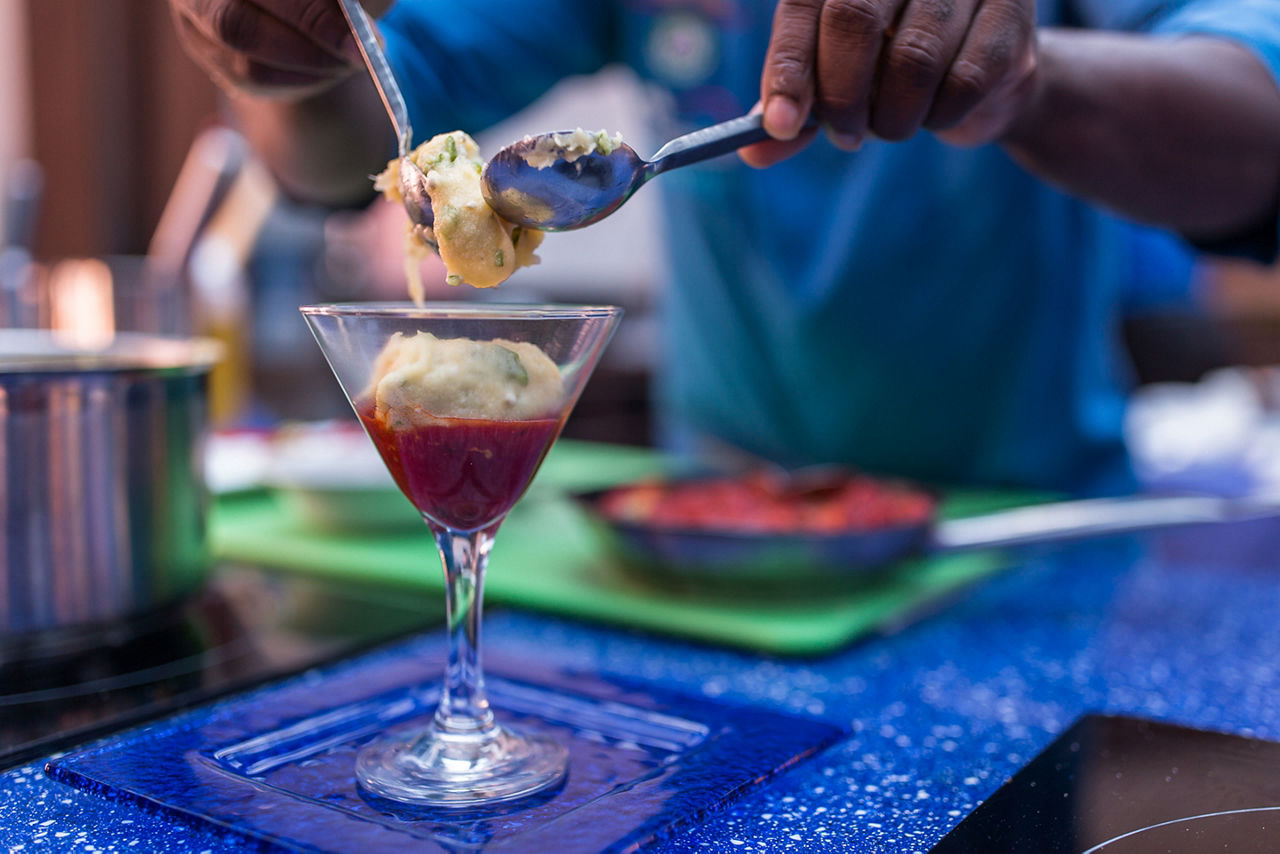 Local Cuisine Close Up, Bridgetown, Barbados 
