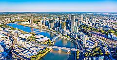 Brisbane, Australia  Aerial View