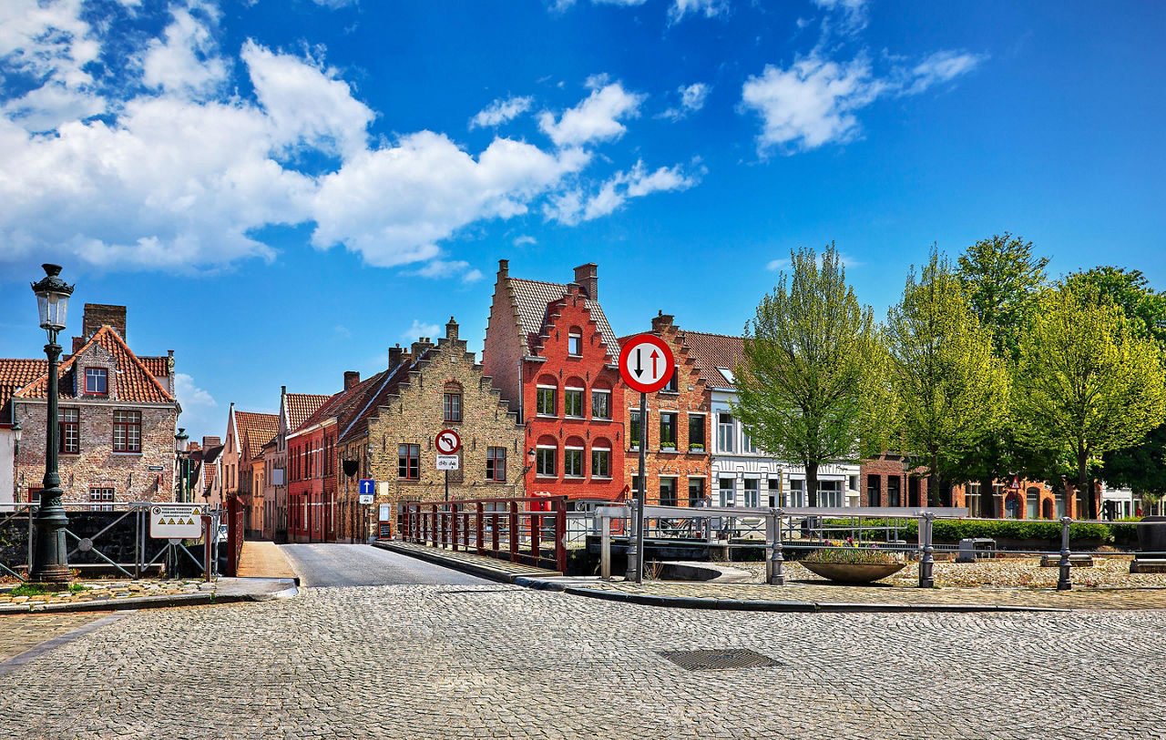Bruges, Belgium Buildings Street View
