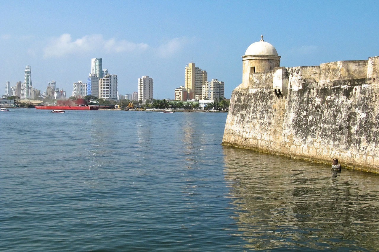 Coast of Cartagena, Colombia
