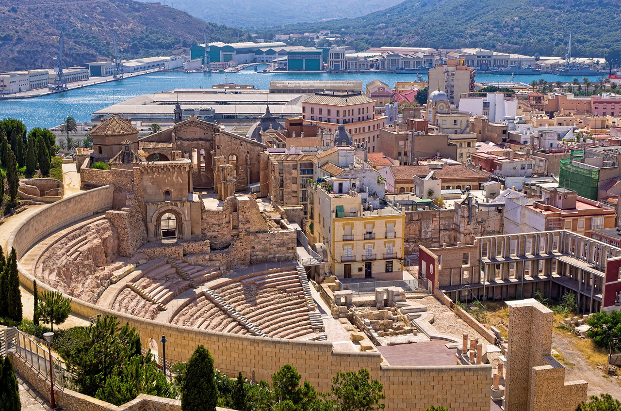 Cartagena, Spain, Roman Amphitheater