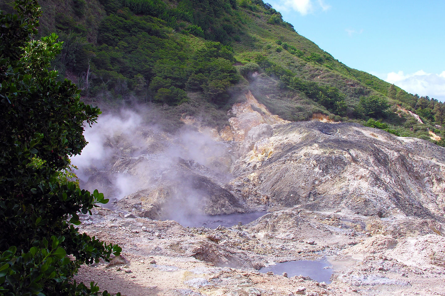 Soufriere Volcano Sulphur Springs. - Castries, St. Lucia