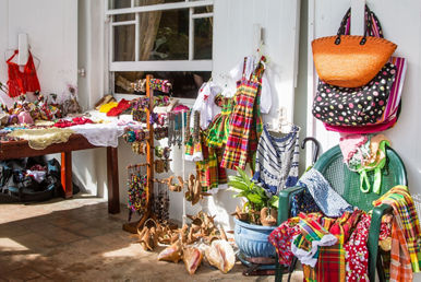 castries st lucia souvenir shop storefront
