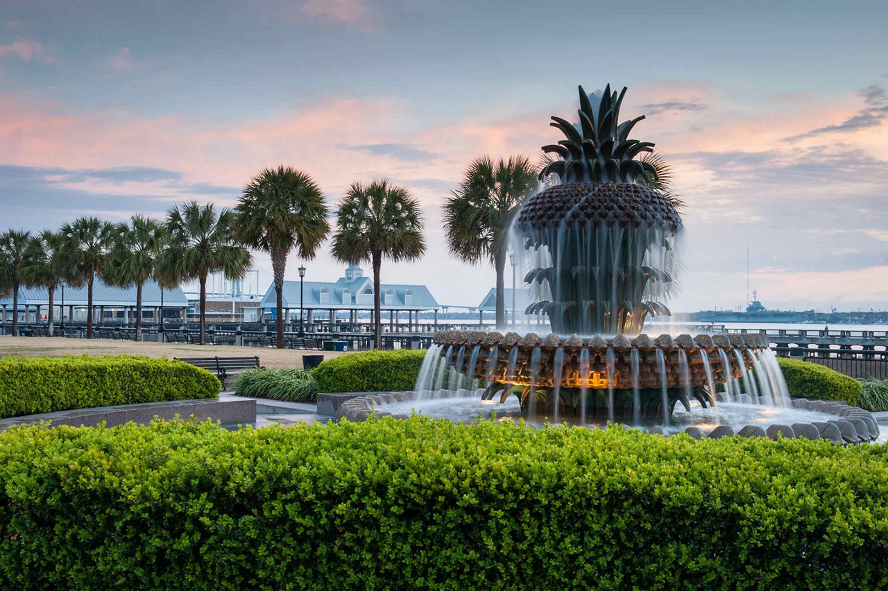 Fountain Pineapple, Charleston, South Carolina
