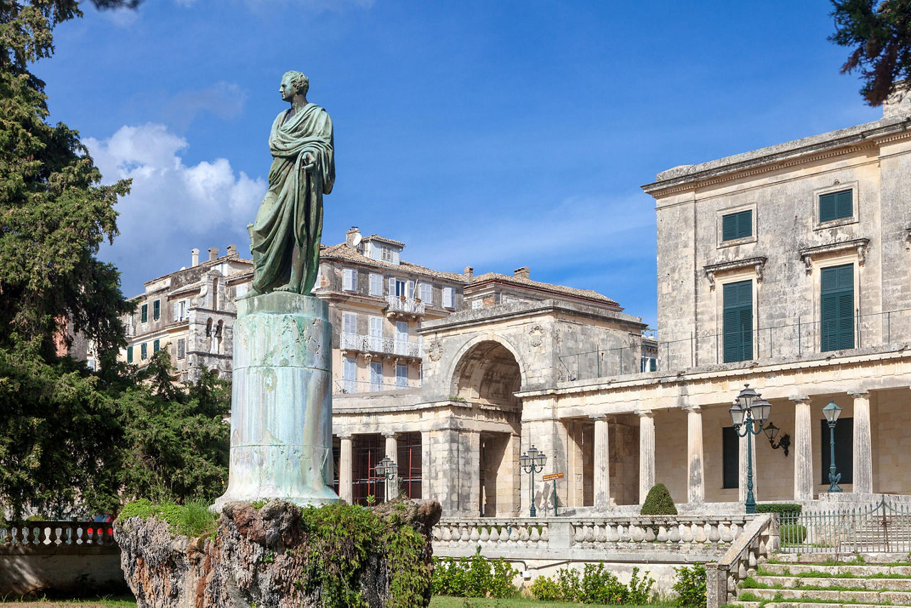 Corfu, Greece Frederick Adam Statue