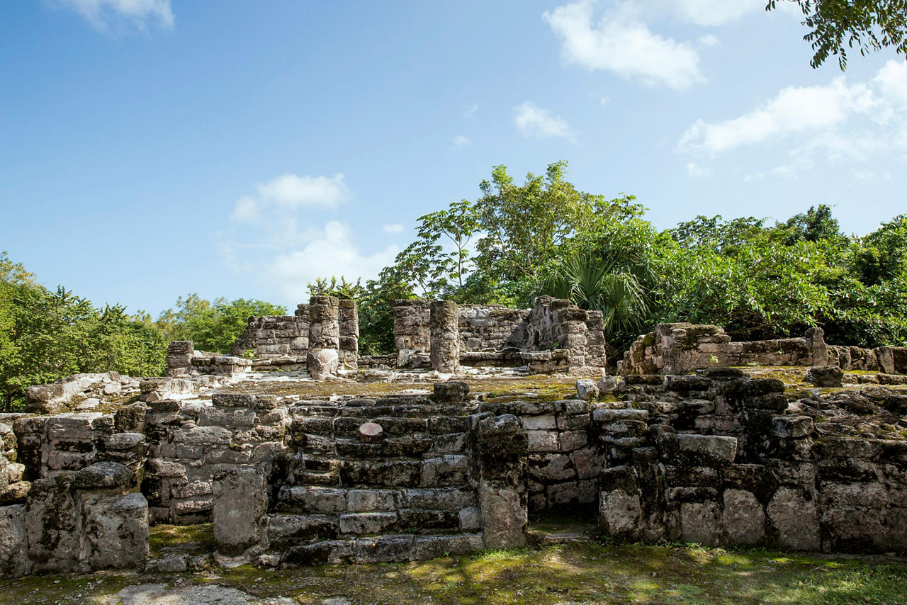 San Gervasio Ruins,  Maya Site, Cozumel, Mexico