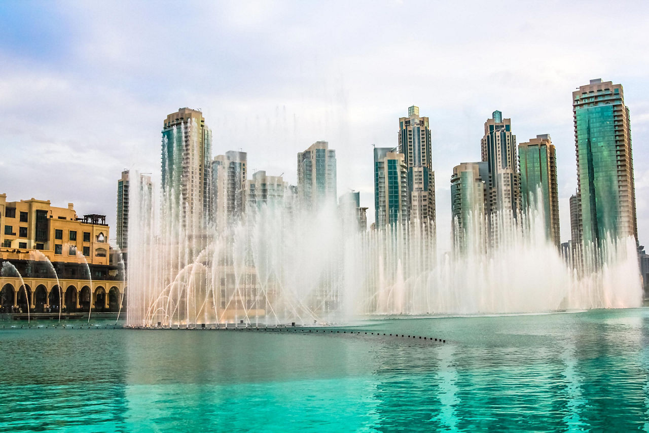 Dubai, United Arab Emirates Fountain