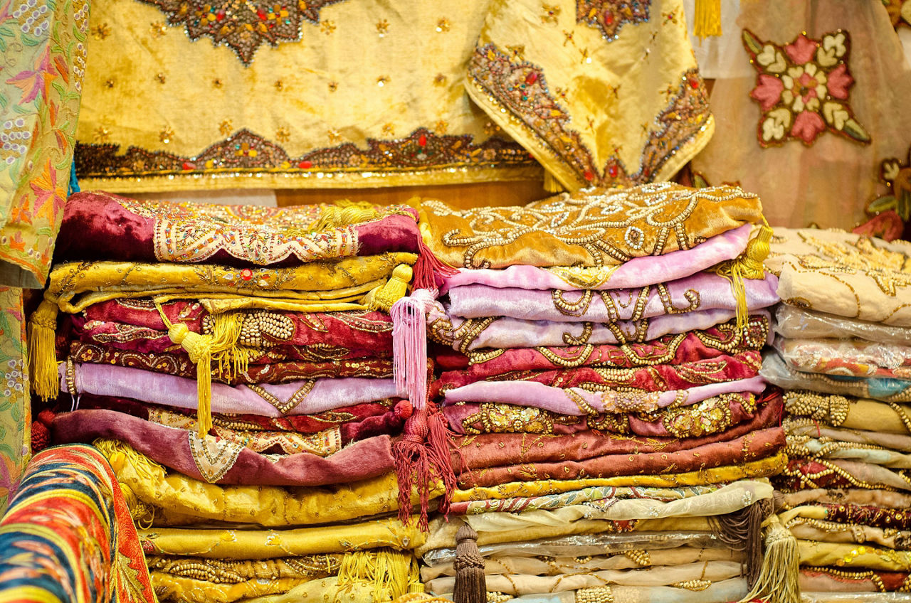 Carpets found in the markets of Dubai