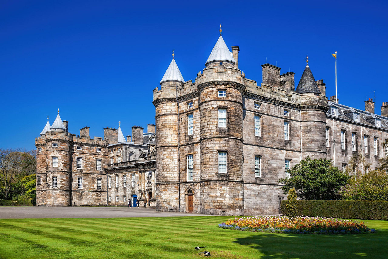 The Palace of Holyrood in Edinburgh, Scotland