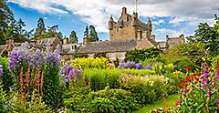 Romantic Cawdor Castle Gardens near Inverness