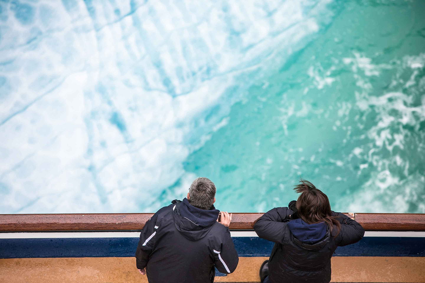 endicott arm dawes glacier passengers viewing over ship