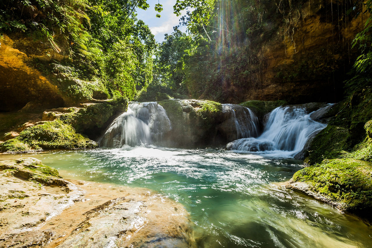 Jungle Waterfall, Falmouth, Jamaica