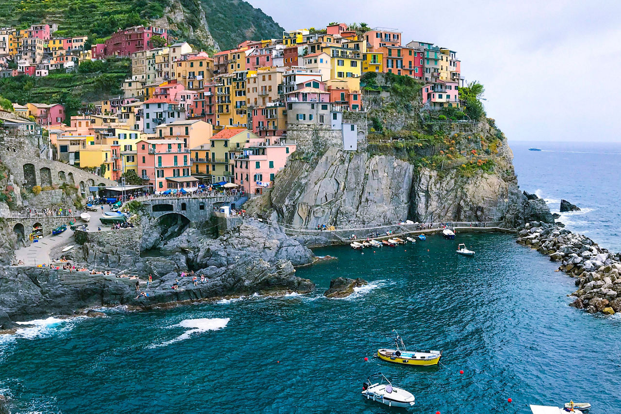 Italy Cinque Terre Italian Riviera Seaside