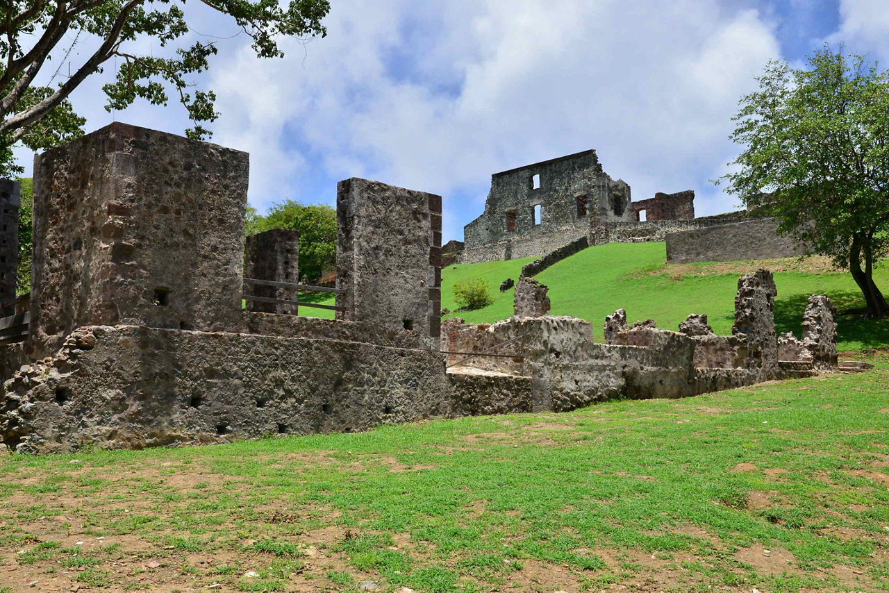 Chateau Dubuc Ruins in Fort de France, Martinique
