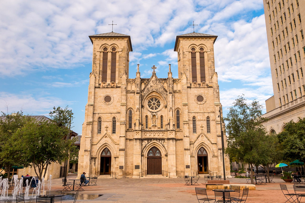 San Fernando Cathedral in San Antonio. Texas