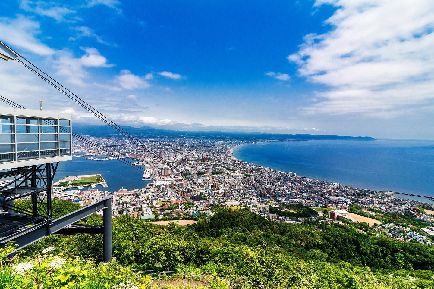 Million Dollar View, the view from atop Mt. Hakodate. - Hakodate, Japan
