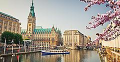 Hamburg, Germany, Alster River