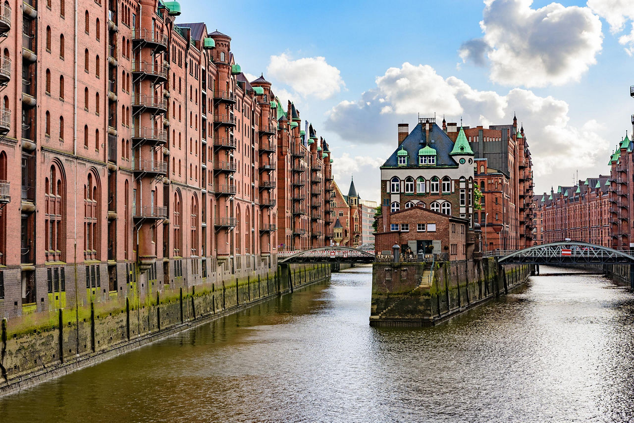 Hamburg, Germany, Famous Water Castle