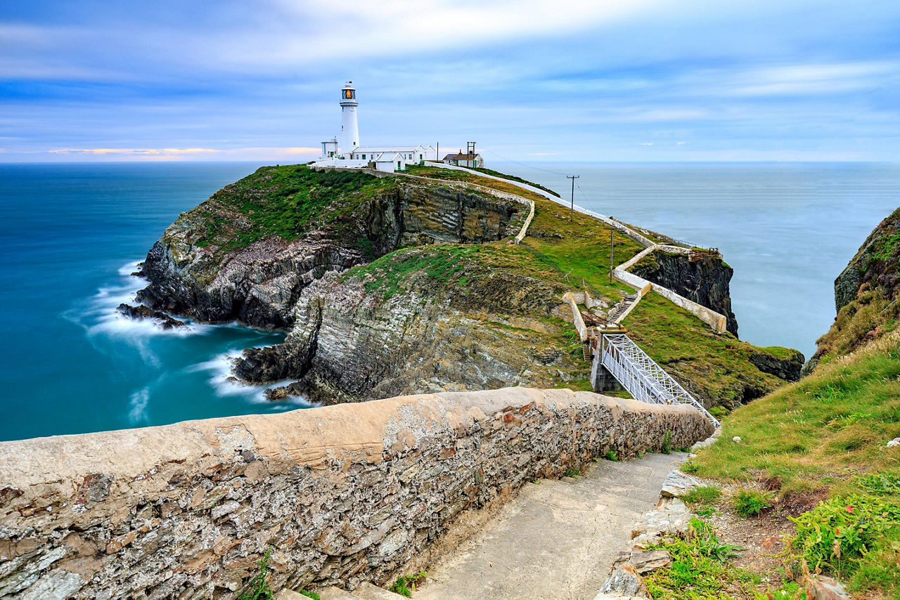 The South Stack Lighthouse in Wales