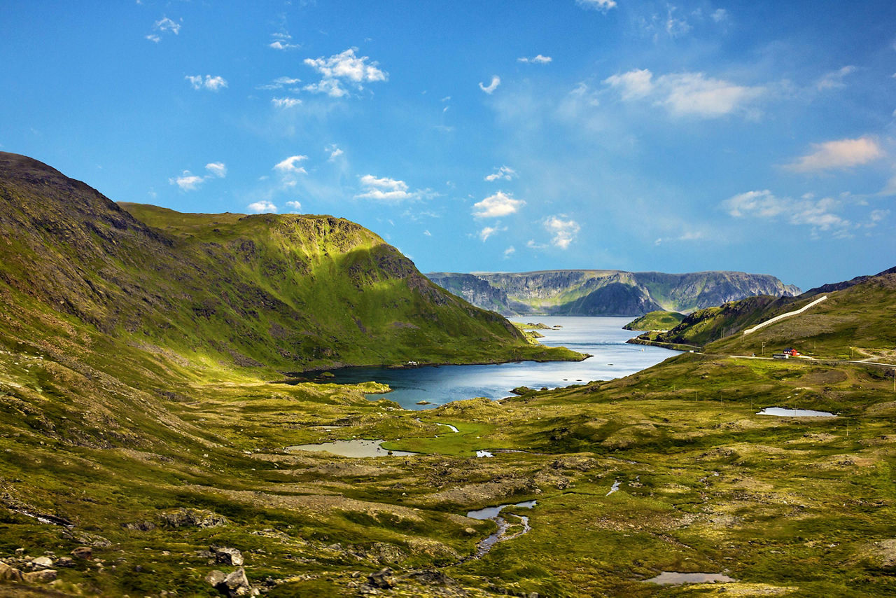 A Picturesque View of the North Cap Landscape, Honningsvag, Norway