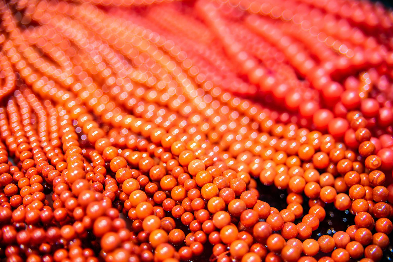 Red coral necklaces is something you can find shopping in Hualien, Taiwan