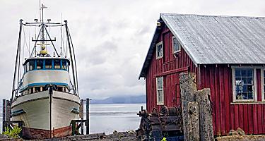 One of the Many Historic Cannery Buildings, Icy Strait Point, Alaska