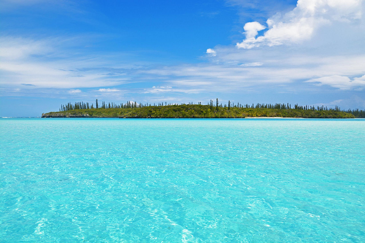 View of Oro Bay at Isle of Pines, New Caledonia
