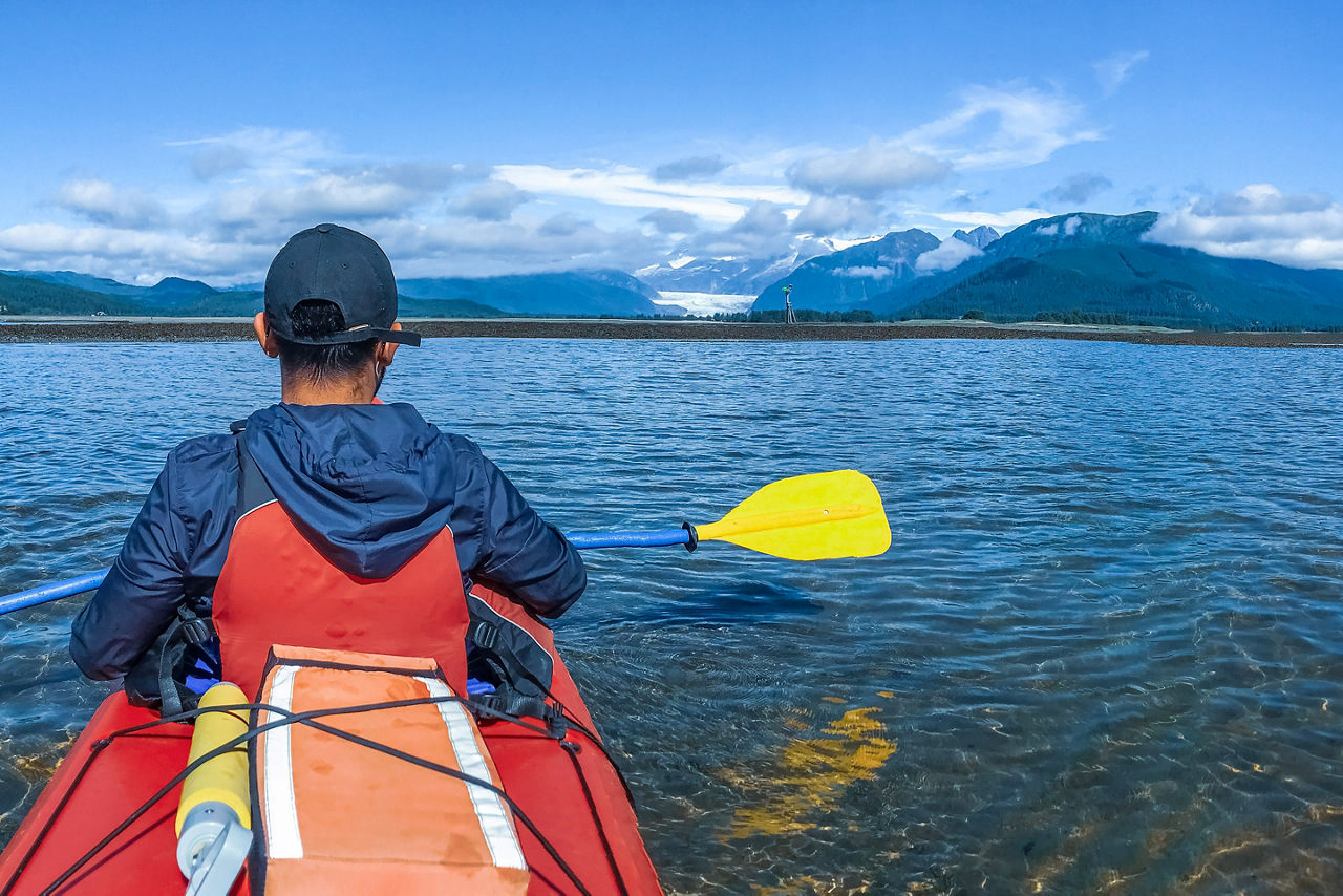 Kayak Tour Glaciers, Juneau ,Alaska