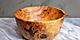 Cherry wood bowl with figured grain alaska gift