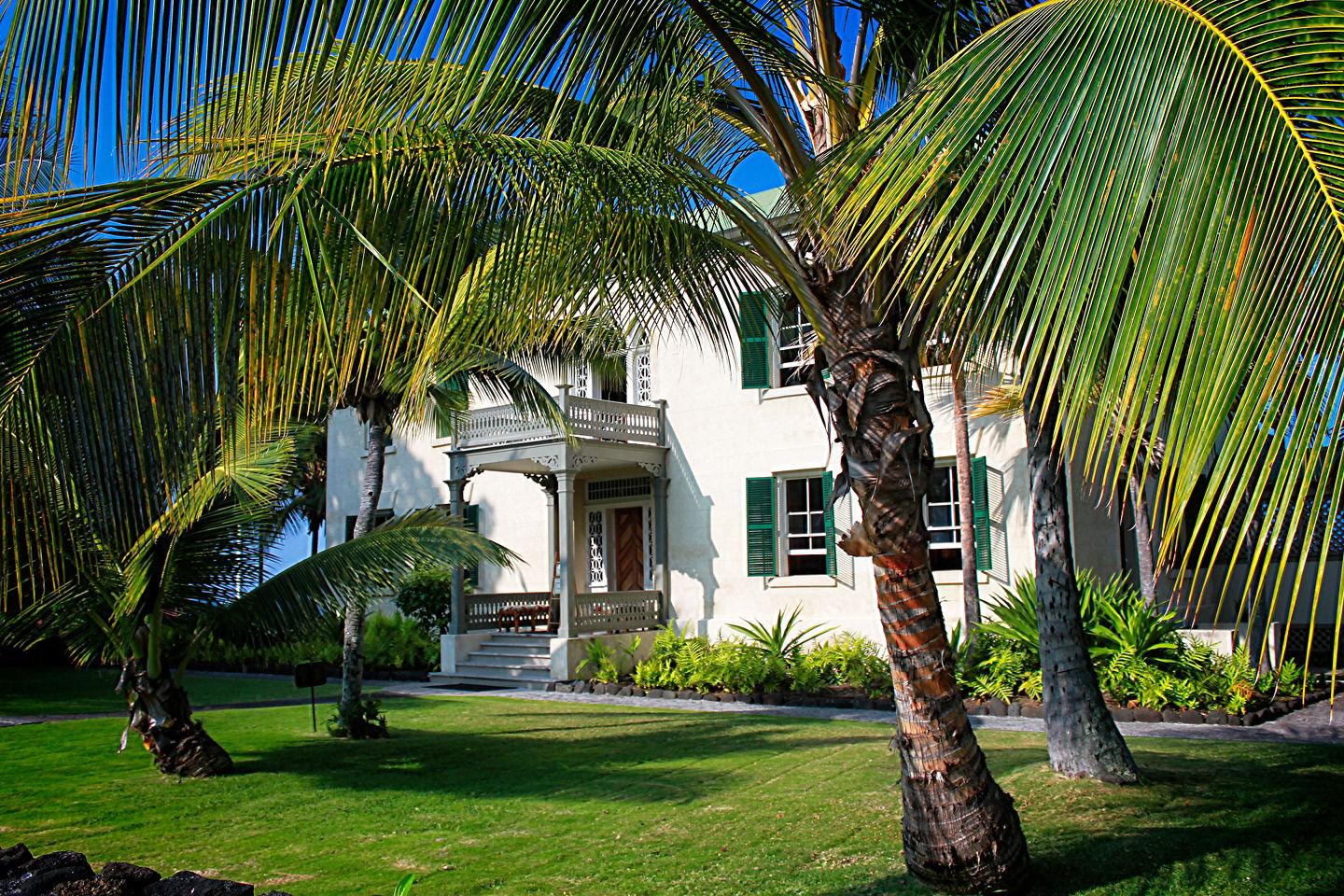 The Hulihee Palace, a former vacation home for the royal family. - Kailua-Kona, Hawaii 