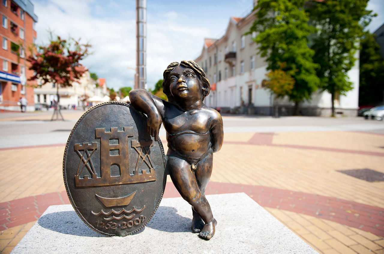 A sculpture in Klaipeda, Lithuania