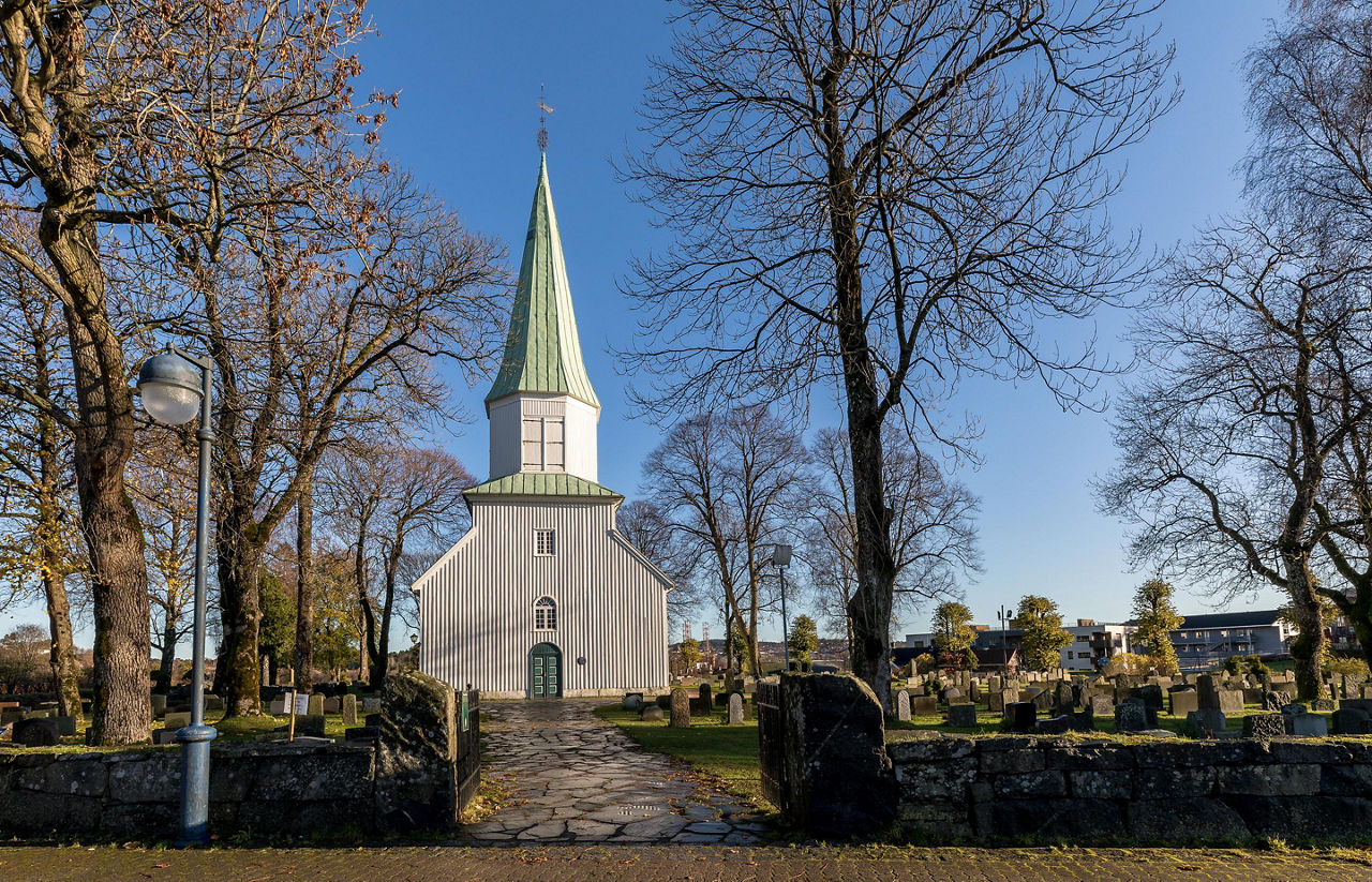 Kristiansand, Norway, White Church