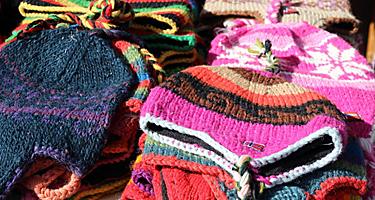 Assorted wool hats in Norway