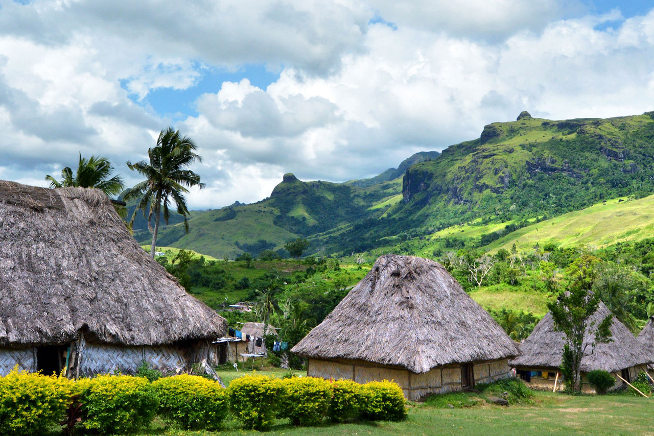 A village in Fiji