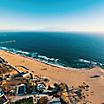 Aerial view of Venice Beach in California