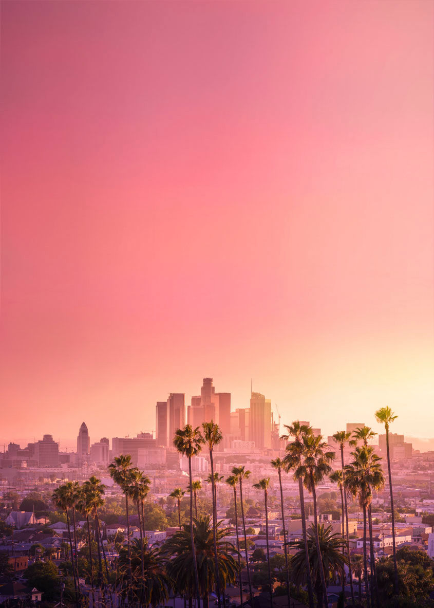 Downtown during Sunset, Los Angeles, California