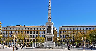 Plaza de la Merced in Malaga, Spain