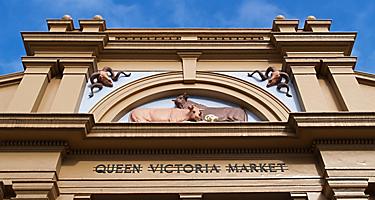 Shopping in the Queen Victoria Market in Melbourne, Australia