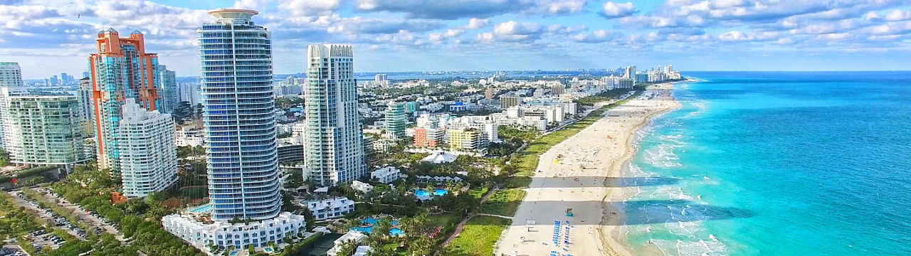 Miami Beach on a Sunny Day
