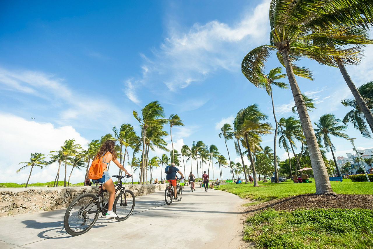 Miami Florida Ocean Drive Bike Ride