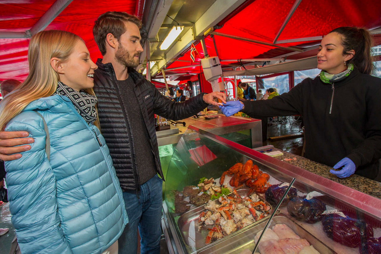 Molde, Norway Fresh Seafood Market