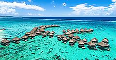 Moorea, French Polynesia, Overwater Cabanas