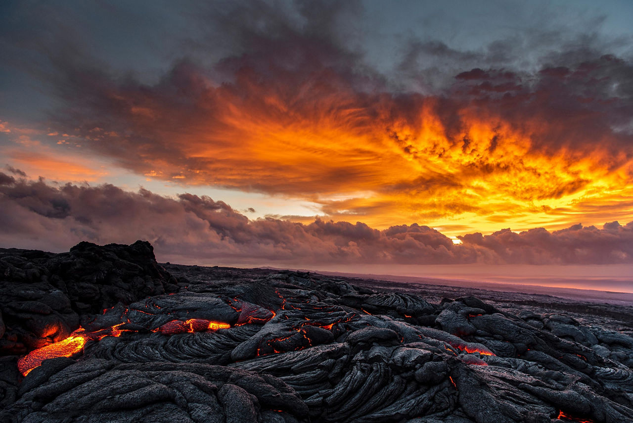 Mount Kilauea, Hawaii Lava Flow