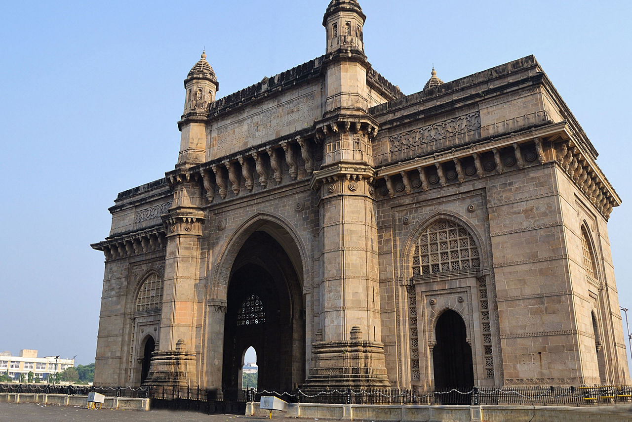 Gateway of India, arch monument in Mumbai, India