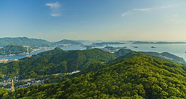View from Mt. Inasa in Nagasaki, Japan
